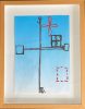 John Reynolds 2001 Untitled oilstick on paper 400mm x 300mm